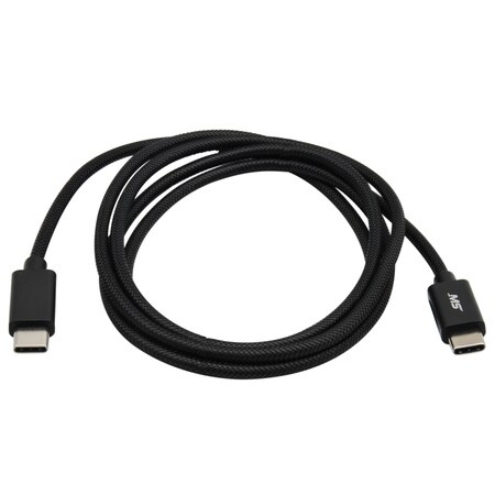 Mobilespec 4' USB-C to USB-C Charge and Sync Cable, Black MB06370